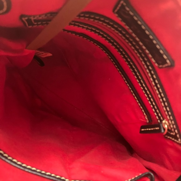 Dooney & Bourke Canvas Black/Grey Crossbody Bag - Picture 4 of 8